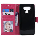 For LG G6 Totem Flower Embossed Horizontal Flip TPU + PU Leather Case with Holder & Card Slots & Wallet(Red)