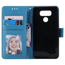 For LG G6 Totem Flower Embossed Horizontal Flip TPU + PU Leather Case with Holder & Card Slots & Wallet(Blue)