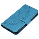 For LG G6 Totem Flower Embossed Horizontal Flip TPU + PU Leather Case with Holder & Card Slots & Wallet(Blue)