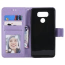For LG G6 Totem Flower Embossed Horizontal Flip TPU + PU Leather Case with Holder & Card Slots & Wallet(Purple)