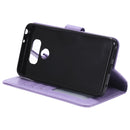 For LG G6 Totem Flower Embossed Horizontal Flip TPU + PU Leather Case with Holder & Card Slots & Wallet(Purple)
