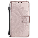 For LG G6 Totem Flower Embossed Horizontal Flip TPU + PU Leather Case with Holder & Card Slots & Wallet(Rose Gold)