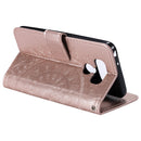 For LG G6 Totem Flower Embossed Horizontal Flip TPU + PU Leather Case with Holder & Card Slots & Wallet(Rose Gold)