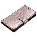 For LG G6 Totem Flower Embossed Horizontal Flip TPU + PU Leather Case with Holder & Card Slots & Wallet(Rose Gold)