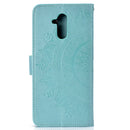 For Huawei Mate 20 Lite Totem Flower Embossed Horizontal Flip TPU + PU Leather Case with Holder & Card Slots & Wallet(Green)
