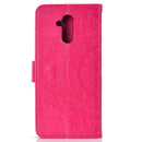 For Huawei Mate 20 Lite Totem Flower Embossed Horizontal Flip TPU + PU Leather Case with Holder & Card Slots & Wallet(Red)