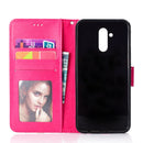 For Huawei Mate 20 Lite Totem Flower Embossed Horizontal Flip TPU + PU Leather Case with Holder & Card Slots & Wallet(Red)