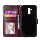 For Huawei Mate 20 Lite Totem Flower Embossed Horizontal Flip TPU + PU Leather Case with Holder & Card Slots & Wallet(Brown)