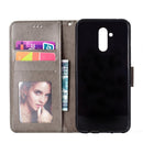 For Huawei Mate 20 Lite Totem Flower Embossed Horizontal Flip TPU + PU Leather Case with Holder & Card Slots & Wallet(Grey)