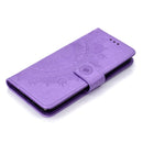 For Huawei Mate 20 Lite Totem Flower Embossed Horizontal Flip TPU + PU Leather Case with Holder & Card Slots & Wallet(Purple)