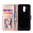 For Huawei Mate 20 Lite Totem Flower Embossed Horizontal Flip TPU + PU Leather Case with Holder & Card Slots & Wallet(Rose Gold)