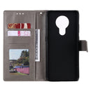For Nokia 5.3 Totem Flower Embossed Horizontal Flip TPU + PU Leather Case with Holder & Card Slots & Wallet(Grey)