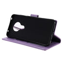 For Nokia 5.3 Totem Flower Embossed Horizontal Flip TPU + PU Leather Case with Holder & Card Slots & Wallet(Purple)