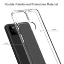 For Google Pixel 5A Shockproof Scratchproof TPU + Acrylic Protective Case(Transparent)