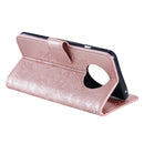 For Xiaomi Redmi Note 9T Totem Flower Embossed Horizontal Flip TPU + PU Leather Case with Holder & Card Slots & Wallet(Rose Gold)