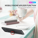 For OPPO Realme C20 Metal Ring Holder 360 Degree Rotating TPU Case(Red+Red)