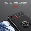 For OPPO Realme C20 Metal Ring Holder 360 Degree Rotating TPU Case(Red+Red)