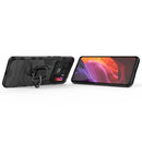 For Xiaomi Mi 11 Ultra PC + TPU Shockproof Protective Case with Magnetic Ring Holder(Black)