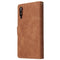 For Galaxy A70 Multifunctional Retro Frosted Horizontal Flip Leather Case with Card Slot & Holder & Zipper Wallet & Photo Frame & Lanyard(Brown)