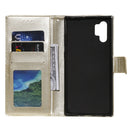 For Samsung Galaxy Note10 Plus Totem Flower Embossed Horizontal Flip TPU + PU Leather Case with Holder & Card Slots & Wallet(Gold)