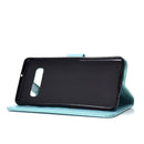 For Samsung Galaxy S10 Totem Flower Embossed Horizontal Flip TPU + PU Leather Case with Holder & Card Slots & Wallet(Green)