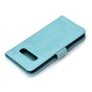 For Samsung Galaxy S10 Totem Flower Embossed Horizontal Flip TPU + PU Leather Case with Holder & Card Slots & Wallet(Green)