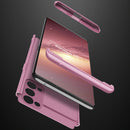 For OPPO Reno5 Pro 5G GKK Three Stage Splicing Full Coverage PC Case(Rose Gold)