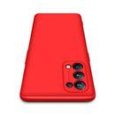 For OPPO Reno5 Pro 5G GKK Three Stage Splicing Full Coverage PC Case(Red)