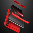 For OPPO Reno5 Pro 5G GKK Three Stage Splicing Full Coverage PC Case(Red)