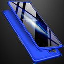 For OPPO Reno5 Pro 5G GKK Three Stage Splicing Full Coverage PC Case(Blue)