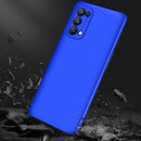 For OPPO Reno5 Pro 5G GKK Three Stage Splicing Full Coverage PC Case(Blue)
