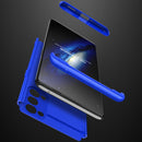 For OPPO Reno5 Pro 5G GKK Three Stage Splicing Full Coverage PC Case(Blue)
