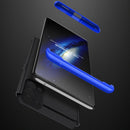 For OPPO Reno5 Pro 5G GKK Three Stage Splicing Full Coverage PC Case(Black Blue)