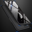 For OPPO Reno5 Pro 5G GKK Three Stage Splicing Full Coverage PC Case(Black)