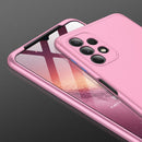 For Samsung Galaxy A32 4G GKK Three Stage Splicing Full Coverage PC Case(Rose Gold)