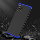For Samsung Galaxy A32 4G GKK Three Stage Splicing Full Coverage PC Case(Black Blue)