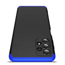 For Samsung Galaxy A32 4G GKK Three Stage Splicing Full Coverage PC Case(Black Blue)