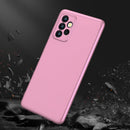 For Samsung Galaxy A72 5G / 4G GKK Three Stage Splicing Full Coverage PC Case(Rose Gold)