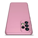 For Samsung Galaxy A72 5G / 4G GKK Three Stage Splicing Full Coverage PC Case(Rose Gold)