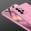 For Samsung Galaxy A72 5G / 4G GKK Three Stage Splicing Full Coverage PC Case(Rose Gold)