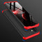 For Samsung Galaxy A72 5G / 4G GKK Three Stage Splicing Full Coverage PC Case(Black Red)
