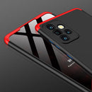 For Samsung Galaxy A72 5G / 4G GKK Three Stage Splicing Full Coverage PC Case(Black Red)