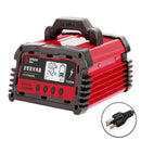 DEMUDA DC200 20A 12V / 24V Car Battery Charger Intelligent Pulse Repair Type Lead-acid Battery, Plug Type:US Plug(Red)