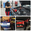 DEMUDA DC200 20A 12V / 24V Car Battery Charger Intelligent Pulse Repair Type Lead-acid Battery, Plug Type:US Plug(Red)