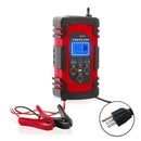 DEMUDA DC-80 Car Battery Charger 12V/24V Intelligent Pulse Repair Type Lead-acid Battery, Plug Type:JP Plug(Red)
