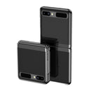 For Samsung Galaxy Z Flip 5G / 4G Ultra-thin Electroplated Transparent Folding Case(Black)