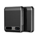 For Samsung Galaxy Z Flip 5G / 4G Ultra-thin Electroplated Transparent Folding Case(Black)