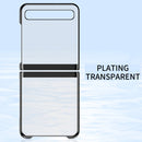 For Samsung Galaxy Z Flip 5G / 4G Ultra-thin Electroplated Transparent Folding Case(Black)