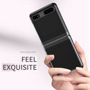 For Samsung Galaxy Z Flip 5G / 4G Ultra-thin Electroplated Transparent Folding Case(Black)