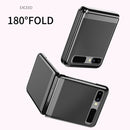 For Samsung Galaxy Z Flip 5G / 4G Ultra-thin Electroplated Transparent Folding Case(Black)